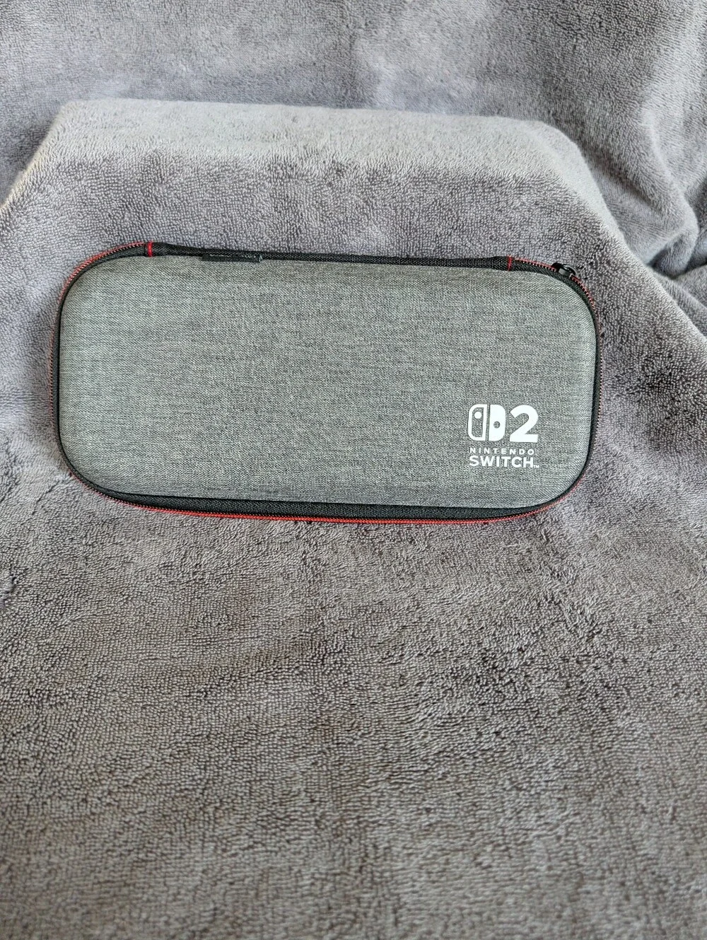 Nintendo Switch 2 Carrying Case Gray Travel Storage Case OS Like New
